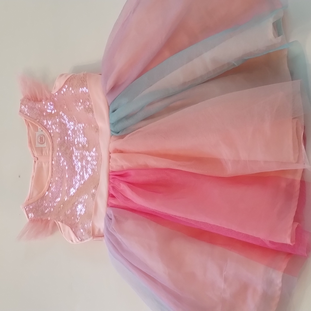 Princess Dress: Crinoline,Tulle,satin & Sequins 6X🧡